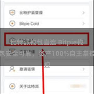 比特派钱包直连 Bitpie钱包安全可靠，资产100%自主掌控