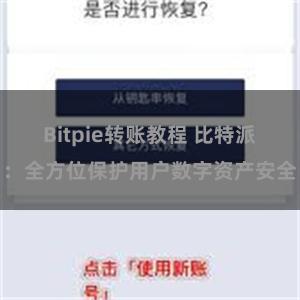 Bitpie转账教程 比特派：全方位保护用户数字资产安全