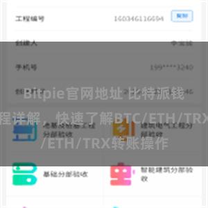 Bitpie官网地址 比特派钱包转账教程详解，快速了解BTC/ETH/TRX转账操作