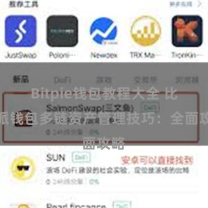 Bitpie钱包教程大全 比特派钱包多链资产管理技巧：全面攻略