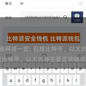 比特派安全钱包 比特派钱包支持的区块链网络一览: 包括比特币、以太坊等主要区块链项目
