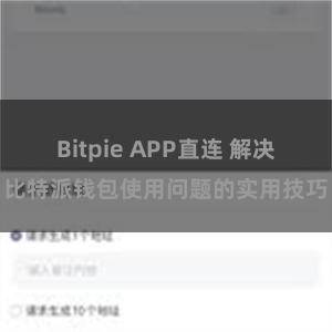 Bitpie APP直连 解决比特派钱包使用问题的实用技巧