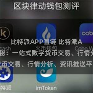 比特派APP直链 比特派APP功能大揭秘：一站式数字货币交易、行情分析、资讯推送平台
